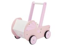 lupilu Houten speelgoed poppenwieg of -wagen (Poppenwagen)