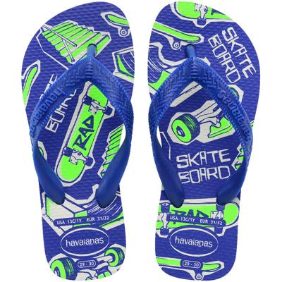 Havaianas Kids Athletic white marine blu Blauw maat 2728