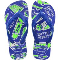 Havaianas Kids Athletic white marine blu Blauw maat 2728