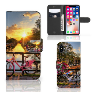 Apple iPhone X | Xs Flip Cover Amsterdamse Grachten