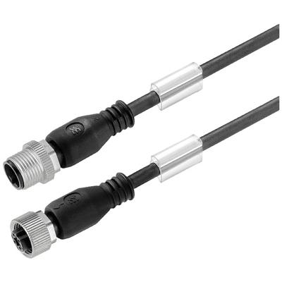 Weidmüller 2555170400 Sensor/actuator aansluitkabel M12 Aantal polen (sensoren): 12 4.00 m 1 stuk(s)