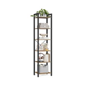 boekenplank, Donker walnoot + zwart