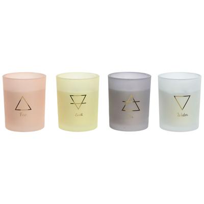 Geurkaars Home ESPRIT Stads 200 g (4 Stuks)