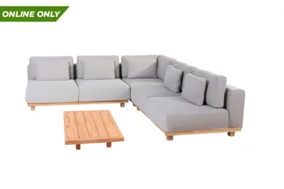 Paradiso loungeset met teak koffietafel