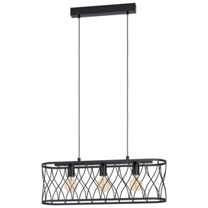 EGLO GILTSPUR hangende plafondverlichting Harde montage E27 40 W Zwart