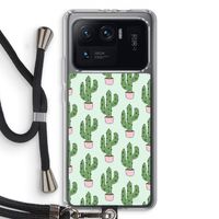 Cactus Lover: Xiaomi Mi 11 Ultra Transparant Hoesje met koord