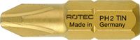 Rotec PRO Insertbit PH 2 L=25mm C 6,3 TIN - 10 stuks - 8002002