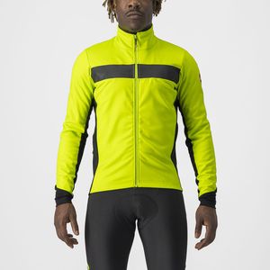 Castelli Raddoppia 3 fietsjack groen/geel heren S