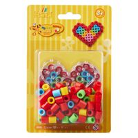 Hama strijkkralenset maxi - hart, 100st.