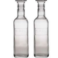 2x Glazen water karaffen van 500 ml Optima