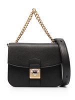 Maison Margiela sac porté épaule New Lock en cuir - Noir