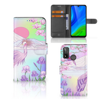 Huawei P Smart 2020 Telefoonhoesje met Pasjes Bird - thumbnail