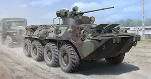 Trumpeter 1/35 Russian BTR-80A APC Military Model Kit