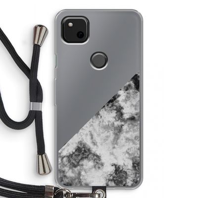 Onweer: Pixel 4a Transparant Hoesje met koord