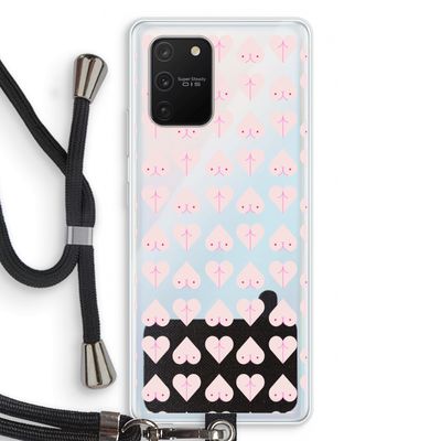 Ass 'n Titties: Samsung Galaxy S10 Lite Transparant Hoesje met koord