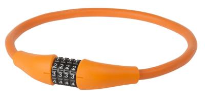 Kabelcijferslot M-Wave Silicon 900 x 12mm - oranje