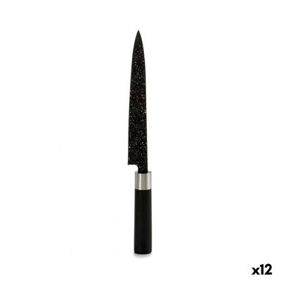 Keukenmes Kinvara KT11-5604M02 KT11-5604M02 Zwart Zilverkleurig Roestvrij staal Plastic 3,5 x 33,3 x 2,2 cm 33,5 x 2,2 x 3,5 cm