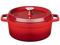 Sola Braadpan met deksel - Rood - ø 24 cm / 3.5 liter Sola Braadpan met deksel - Rood - ø 24 cm / 3.5 liter