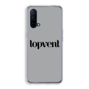 Topvent Grijs Zwart: OnePlus Nord CE 5G Transparant Hoesje