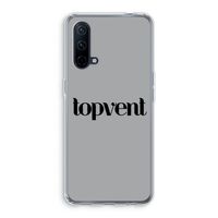 Topvent Grijs Zwart: OnePlus Nord CE 5G Transparant Hoesje Topvent Grijs Zwart: OnePlus Nord CE 5G Transparant Hoesje