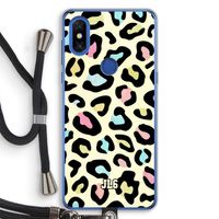 Leopard pattern: Xiaomi Mi Mix 3 Transparant Hoesje met koord