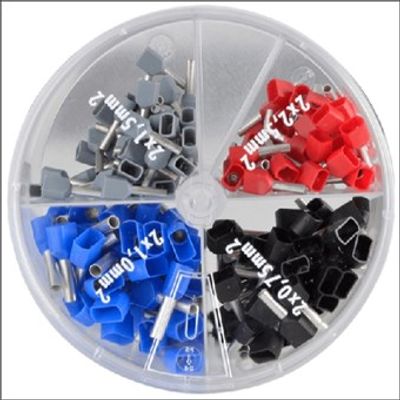 Assortiment met Geïsoleerde twin Adereindhulzen 200 stuks Conex