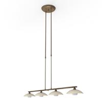 Steinhauer Klassieke hanglamp Souvereign classic 4-lichts bronsbruin 2743BR