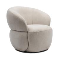 Rivièra Maison Fauteuil 'San Remo' Bouclé, Natural Grey Rivièra Maison Fauteuil 'San Remo' Bouclé, Natural Grey