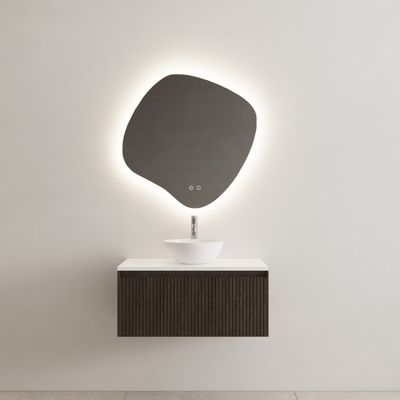 Onderkast Gliss Design Timotheus 70 CM Incl. Topplaat Charcoal