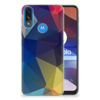Motorola Moto E7/E7i Power | TPU Hoesje | Polygon Dark