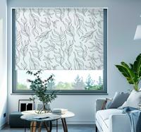 Silhouet bloemmotief Moderne raambekleding Silhouet bloemmotief Moderne raambekleding