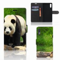 Sony Xperia XZ | Sony Xperia XZs | Telefoonhoesje | Met pasjeshouder | Panda