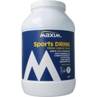 Maxim Sports drink powder tubs fresh lemon