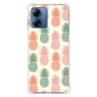 Motorola Moto G14 Beschermhoes Ananas Motorola Moto G14 Beschermhoes Ananas