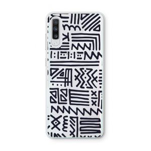 Marrakech print: Samsung Galaxy A70 Transparant Hoesje