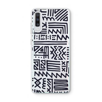 Marrakech print: Samsung Galaxy A70 Transparant Hoesje