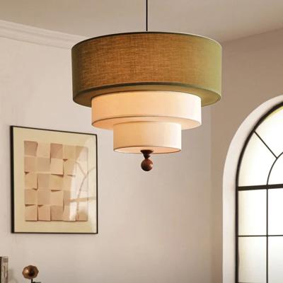 Boho Green Fabric Hanglamp