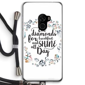 Diamonds: Xiaomi Mi Mix 2 Transparant Hoesje met koord