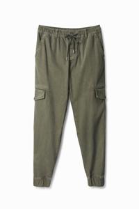 Joggingbroek met zakken - GREEN - 36