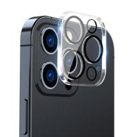 iPhone 14 Pro/14 Pro Max Hat Prince Camera Lens Glazen Protector - Doorzichtig / Zwart - thumbnail