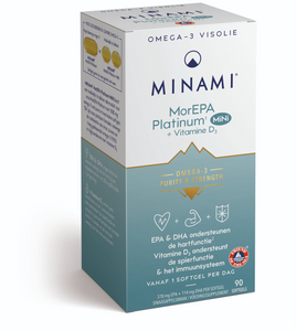 Minami MorEPA Mini Platinum + Vitamine D3 Softgels