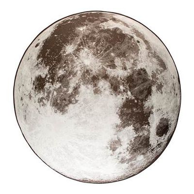 Zuiver Moon Vloerkleed Ø 280 cm - Grijs Zuiver Moon Vloerkleed Ø 280 cm - Grijs