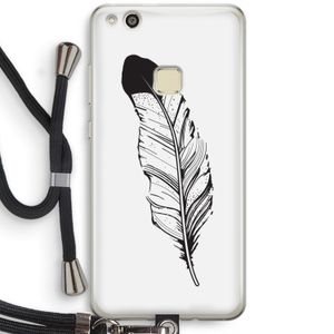 Pluim: Huawei Ascend P10 Lite Transparant Hoesje met koord