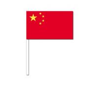 Zwaaivlaggetjes China 12 x 24 cm - thumbnail