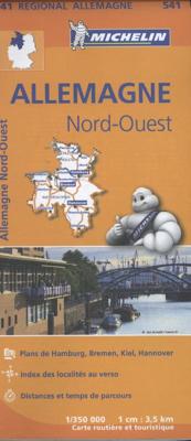 Michelin Wegenkaart 541 Duitsland Noordwest (Paperback)