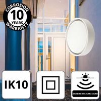 LED buitenlamp wit SG Frame Round Maxi instelbaar 700 tot 1920 lumen 3000K schemerschakelaar LED buitenlamp wit SG Frame Round Maxi instelbaar 700 tot 1920 lumen 3000K schemerschakelaar