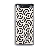 Crazy pattern: Samsung Galaxy A80 Transparant Hoesje