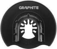 graphite multitool metaal zaagblad 87 mm half rond 56h061