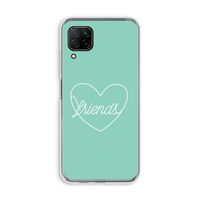 Friends heart pastel: Huawei P40 Lite Transparant Hoesje
