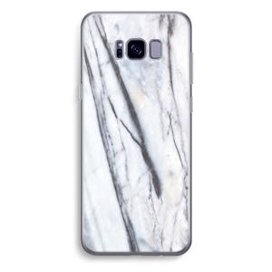 Gestreepte marmer: Samsung Galaxy S8 Plus Transparant Hoesje